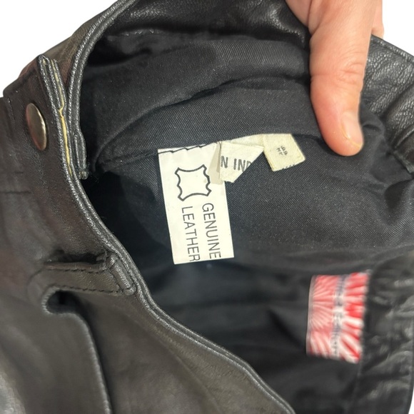 Vintage Genuine Leather Women’s Size 8 Limited Edition Straight Leg Pants - Picture 9 of 13